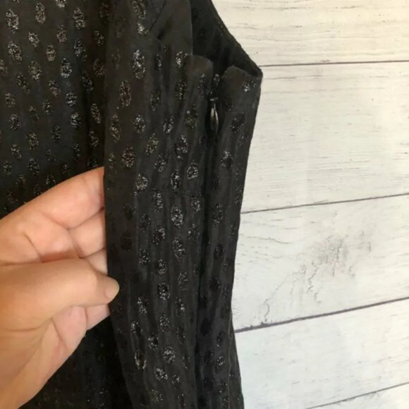 Club Monaco Black Animal Printed A-Line Shift Cocktail Dress 6 - Picture 6 of 8